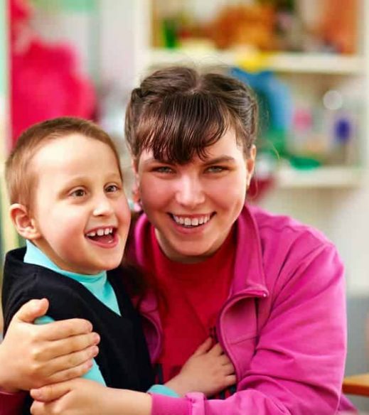 Child smiling — Disability Support in Wollongong, NSW