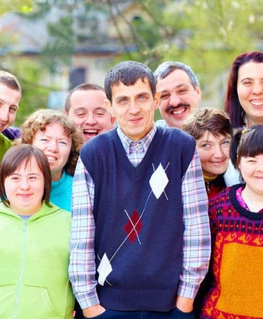 Group photo of happy children — Disability Support in Wollongong, NSW