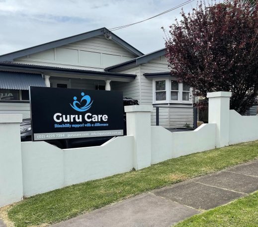 Guru Care Sign — Disability Support in Wollongong, NSW