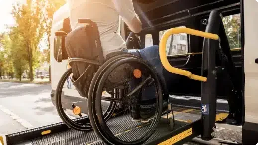 Wheelchair lift — Disability Support in Wollongong, NSW